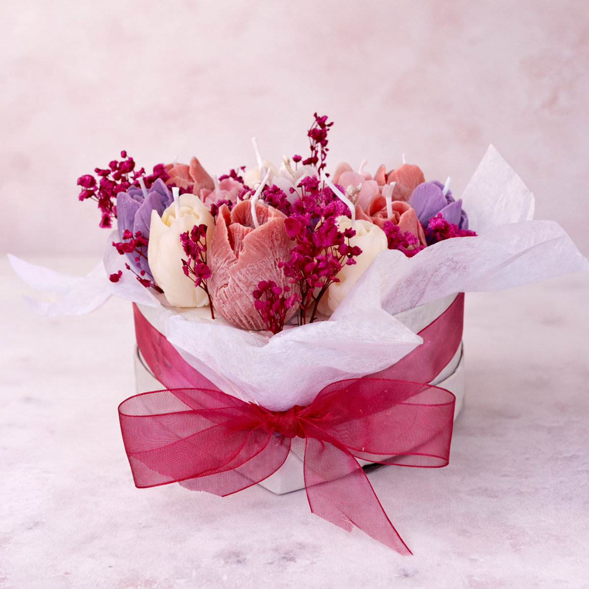 Bouquet de Velas Aromáticas S Día de la Madre | Regalo Original Amanza