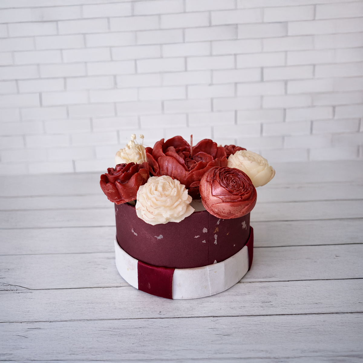 Bouquet de vela personalizado | San Valentín - Tamaño XS