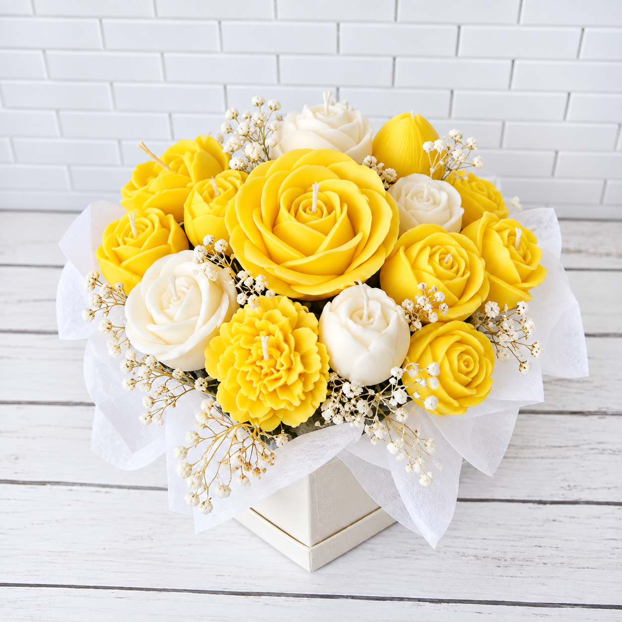 Bouquet de Velas Aromáticas M | Regalo Original Amanza