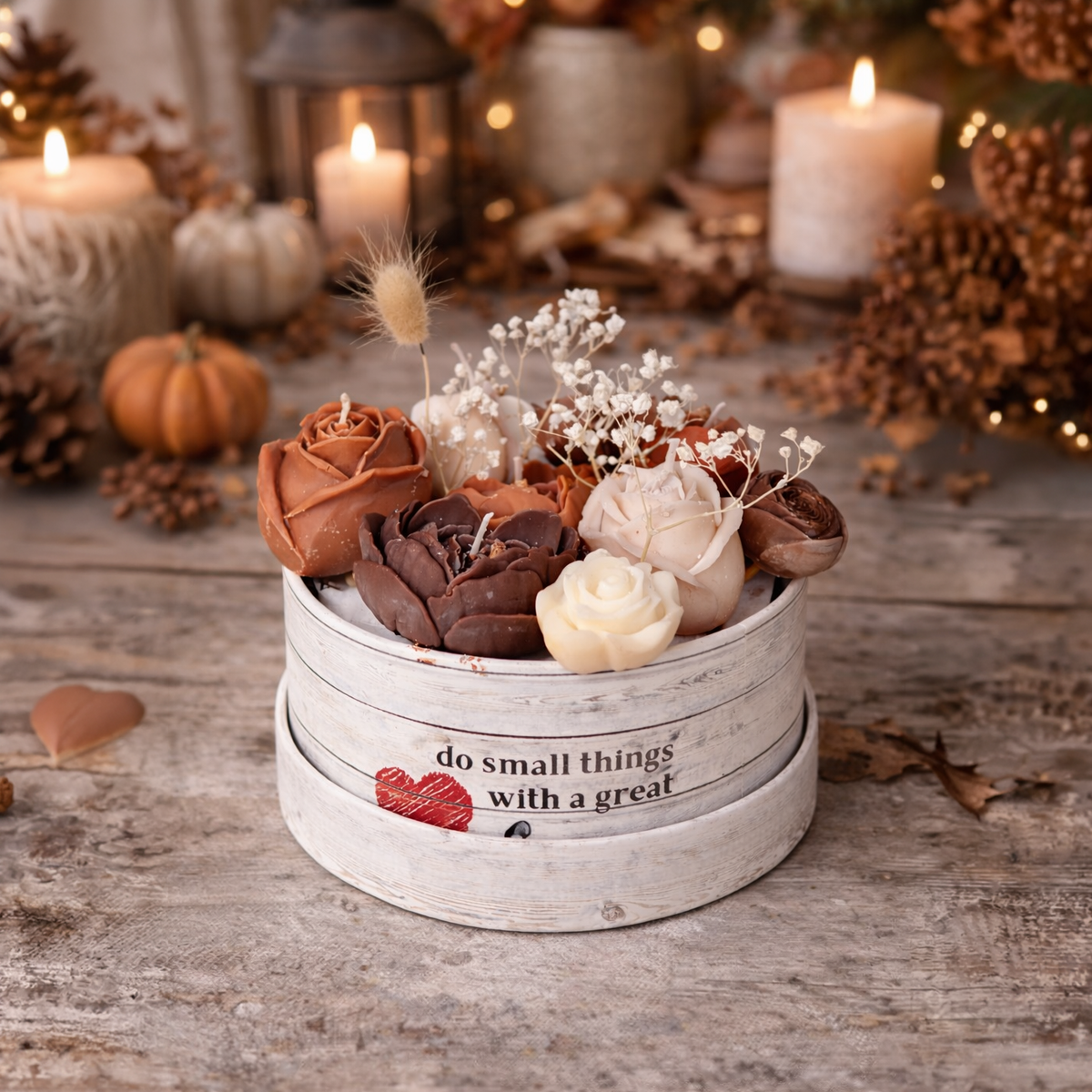 Bouquet de Velas Aromáticas S Otoño | Regalo Original Amanza