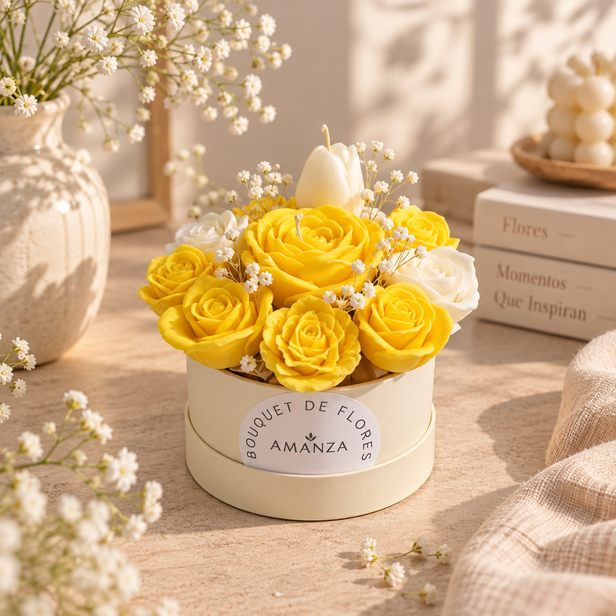 Bouquet de Velas Aromáticas XS | Regalo Original Amanza