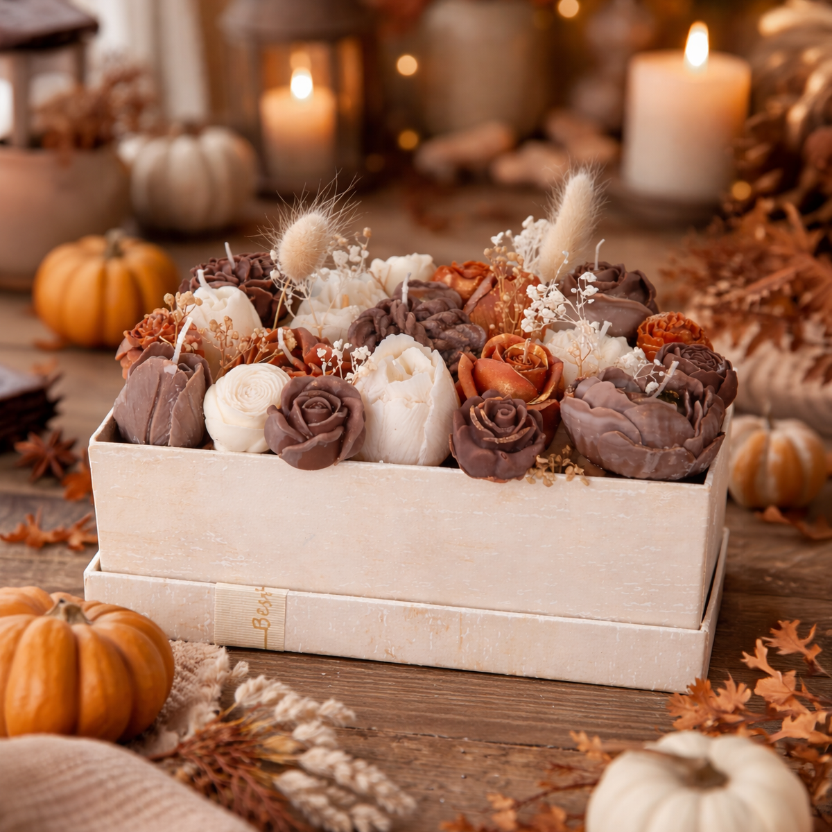 Bouquet de Velas Aromáticas M Otoño | Regalo Original Amanza