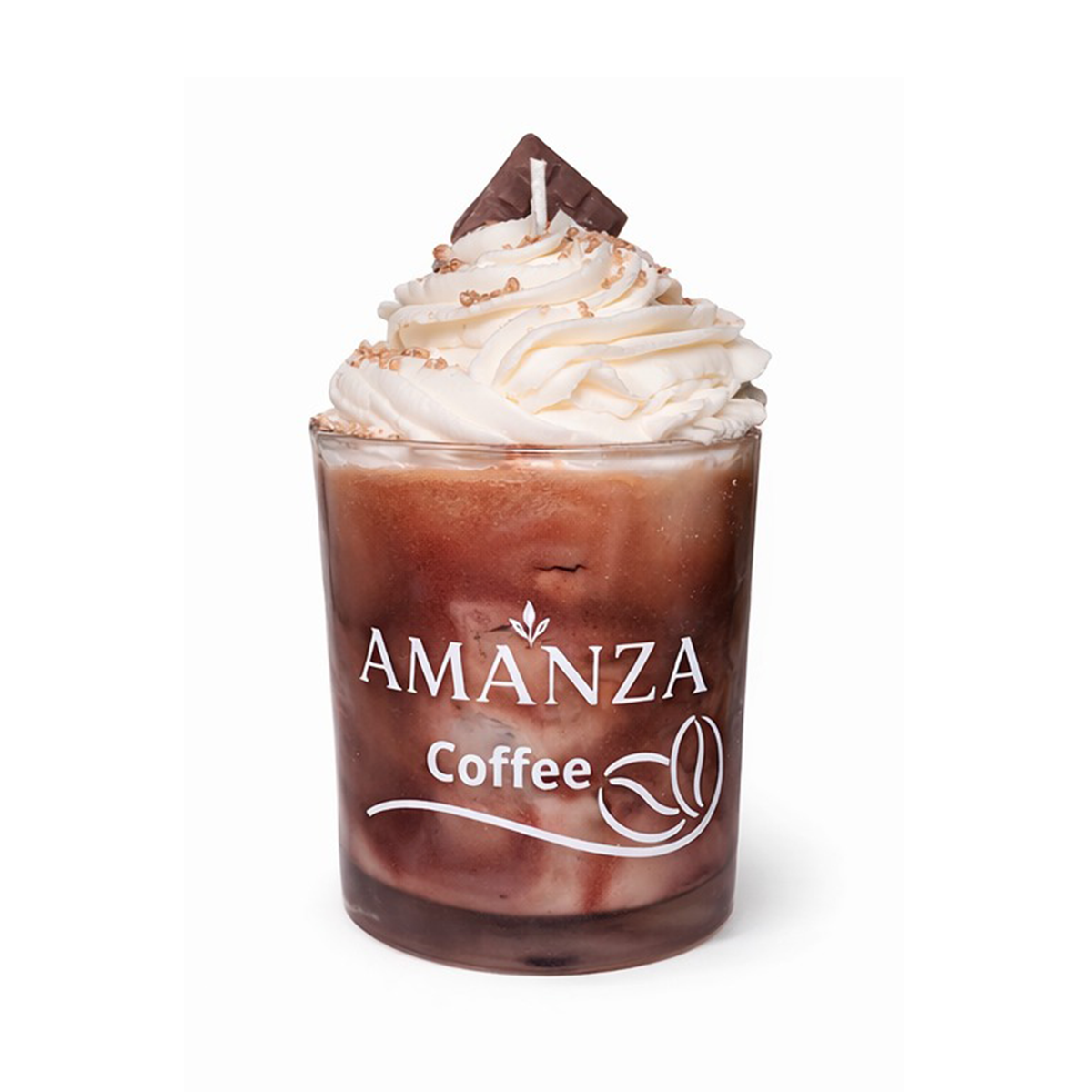 Vela aromática de soya Café 180 g | Amanza