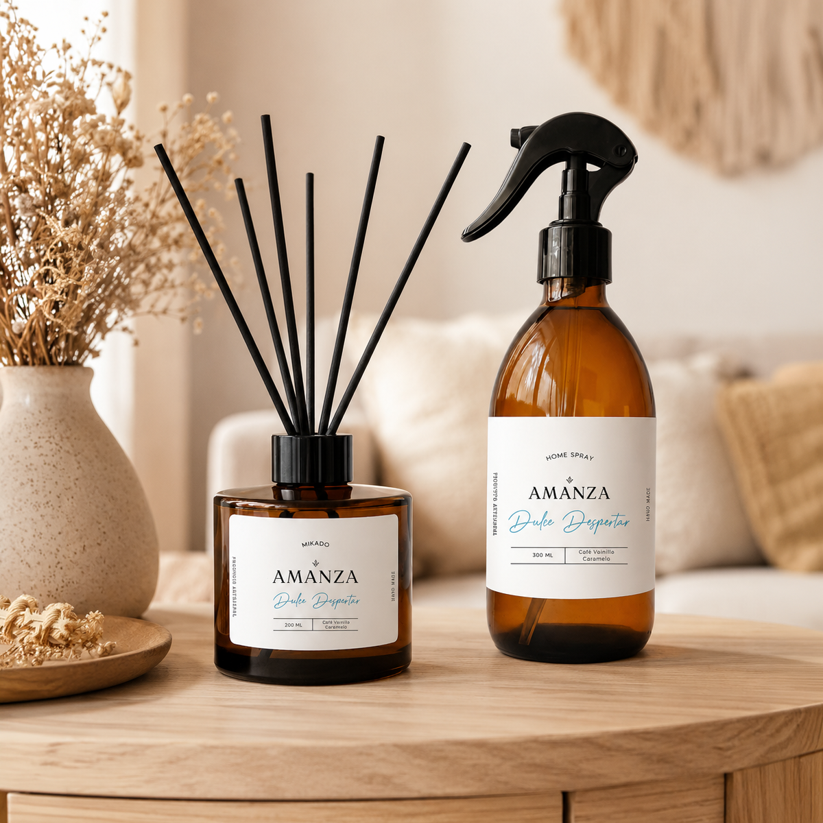 Pack Mikado Difusor 200 ml + Home Spray 300 ml | Dulce Despertar