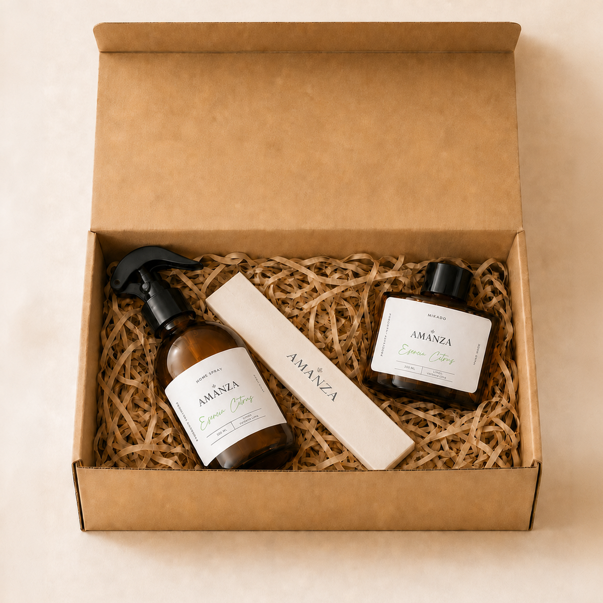 Pack Mikado Difusor 200 ml + Home Spray 300 ml | Esencia Citrus