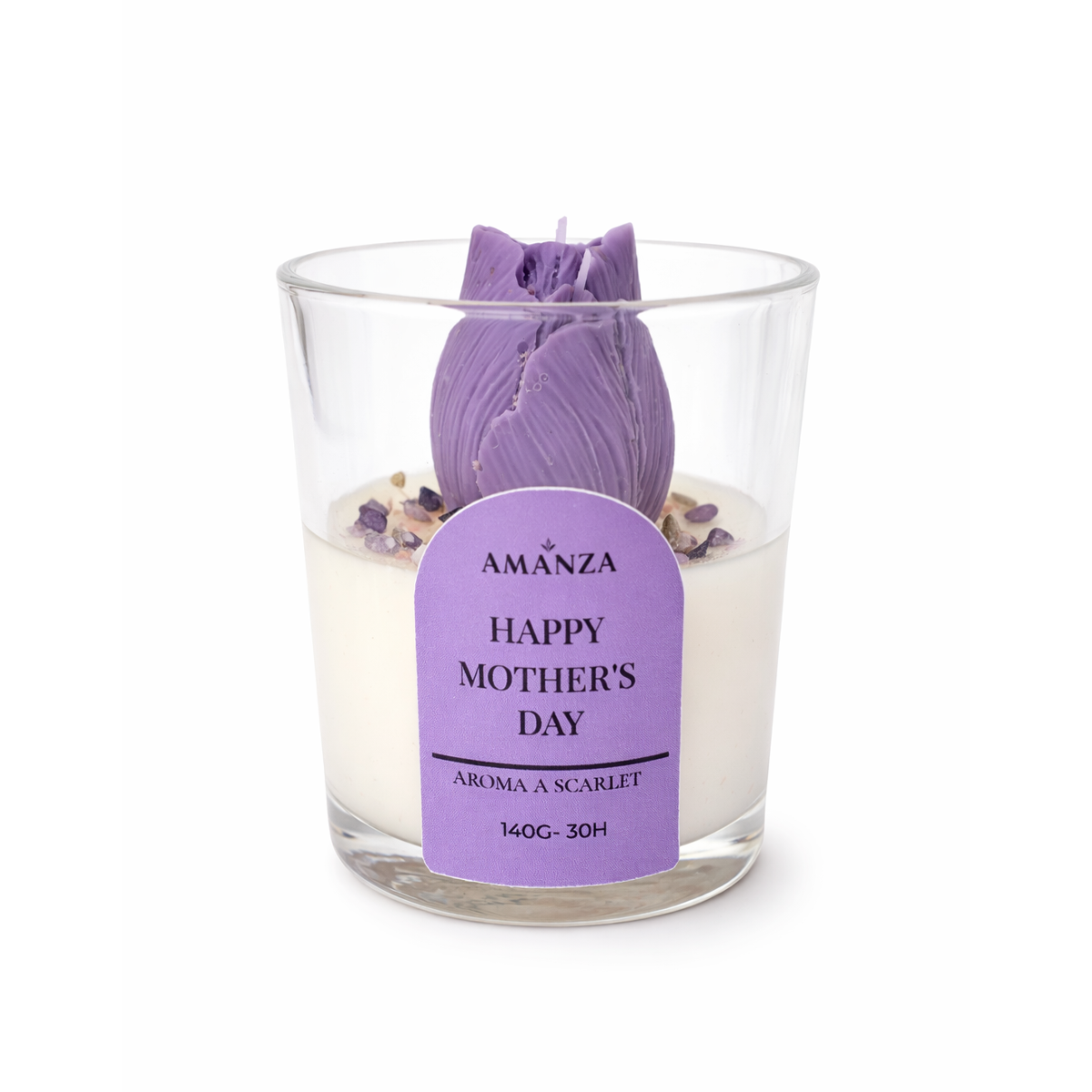 Vela Aromática "Tulip" Día de la Madre  | Amanza Chile