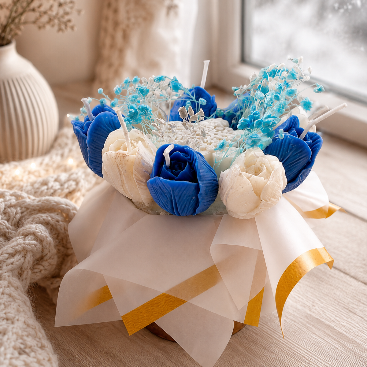 Bouquet de Velas Aromáticas "Cozy Season" S | Regalo Original Amanza